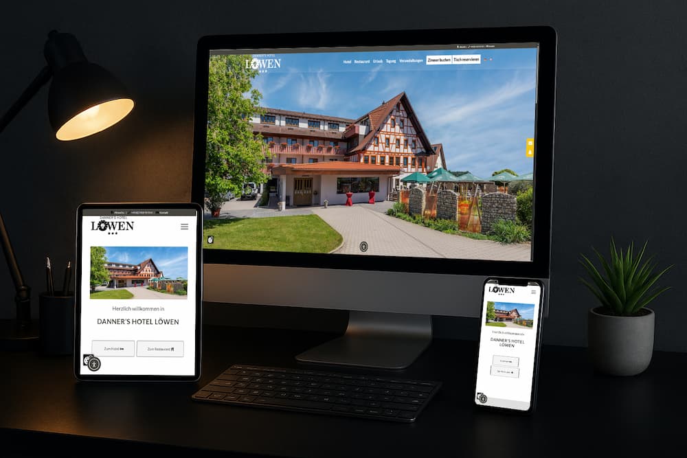 Responsives Web Design für Danner's Löwen aus Dornhan-Marschalkenzimmern mit SEO-Fokus